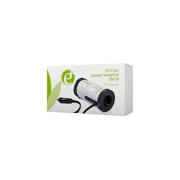 Gembird EG-PWC150-01 ezüst-fekete autós inverter