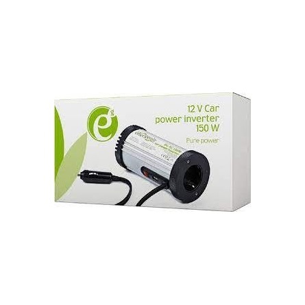 Gembird EG-PWC150-01 ezüst-fekete autós inverter