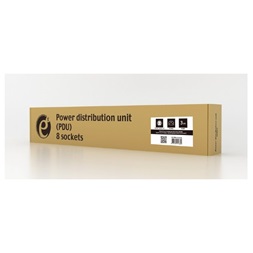 Gembird EG-PDU-014-C14 8 aljzat 3m 1U C14 csatlakozó fekete elosztó