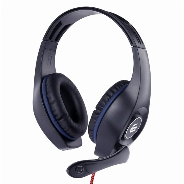 Gembird GHS-05-B fekete-kék gamer headset