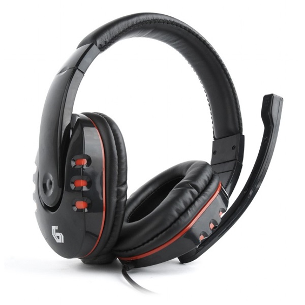 Gembird GHS-402 2.0 gaming headset fekete
