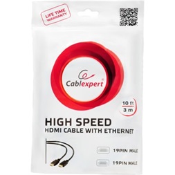 Gembird HDMI 1.4 -> HDMI 1.4 M/M video kábel 1.8m fehér