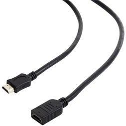 Gembird HDMI 1.4 M/F video jelkábel hosszabbító 0.5m fekete