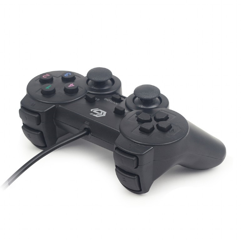 Gembird JPD-UDV-01 Dual Vibration PC fekete kontroller