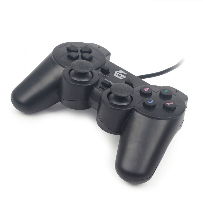 Gembird JPD-UDV-01 Dual Vibration PC fekete kontroller