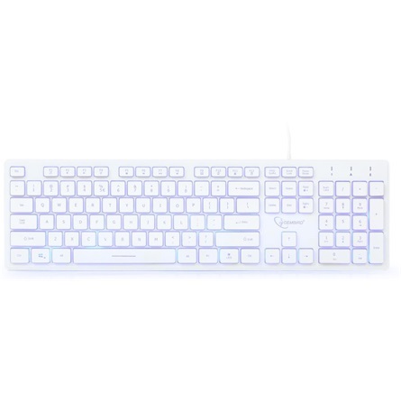 Gembird KB-UML3-01-W-RU USB orosz billentyűzet fehér