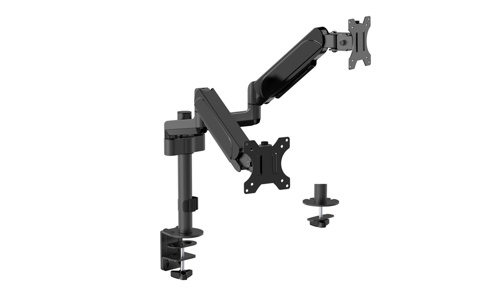 Gembird MA-DA2P-01 17"-32" kétkaros asztali monitor tartó konzol