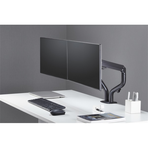Gembird MA-DA2-02 17"-32" kétkaros asztali monitor tartó konzol