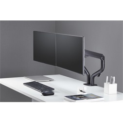 Gembird MA-DA2-02 17"-32" kétkaros asztali monitor tartó konzol
