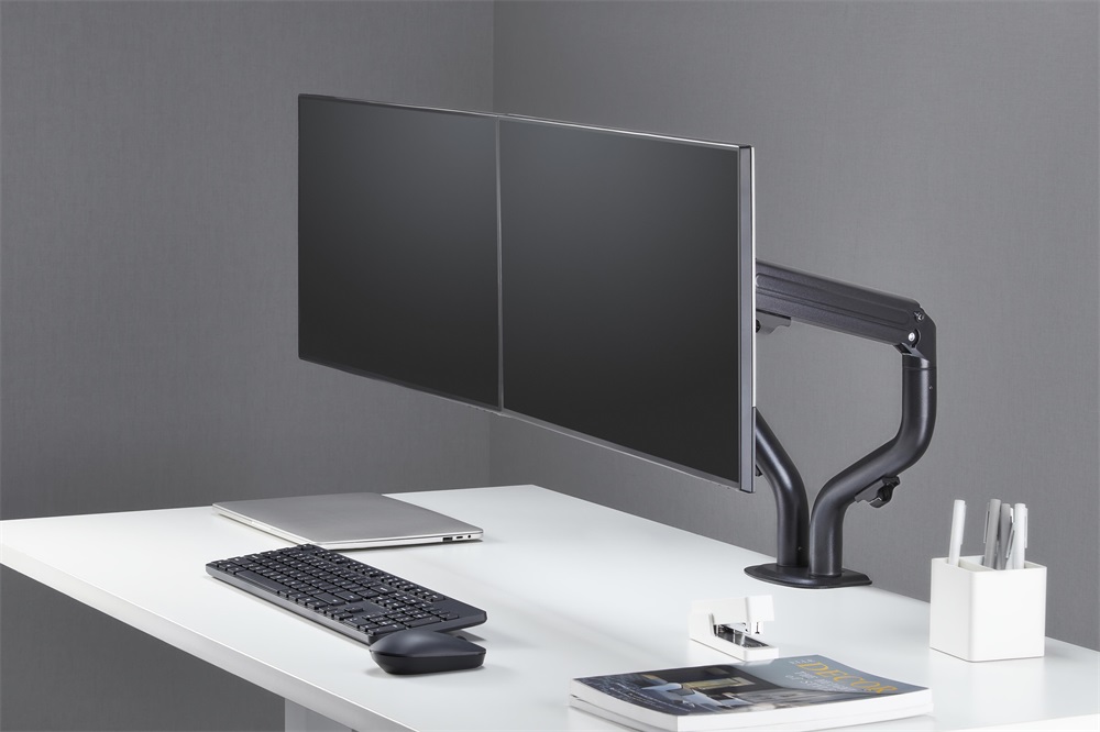 Gembird MA-DA2-02 17"-32" kétkaros asztali monitor tartó konzol