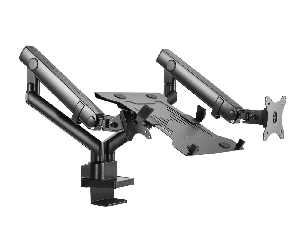 Gembird MA-DA3-02 Full-motion asztali monitor/notebook tartó konzol