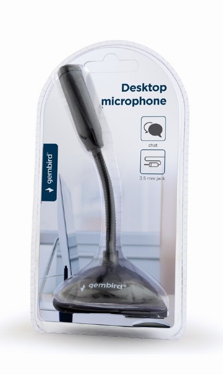 Gembird MIC-D-02 mikrofon fekete