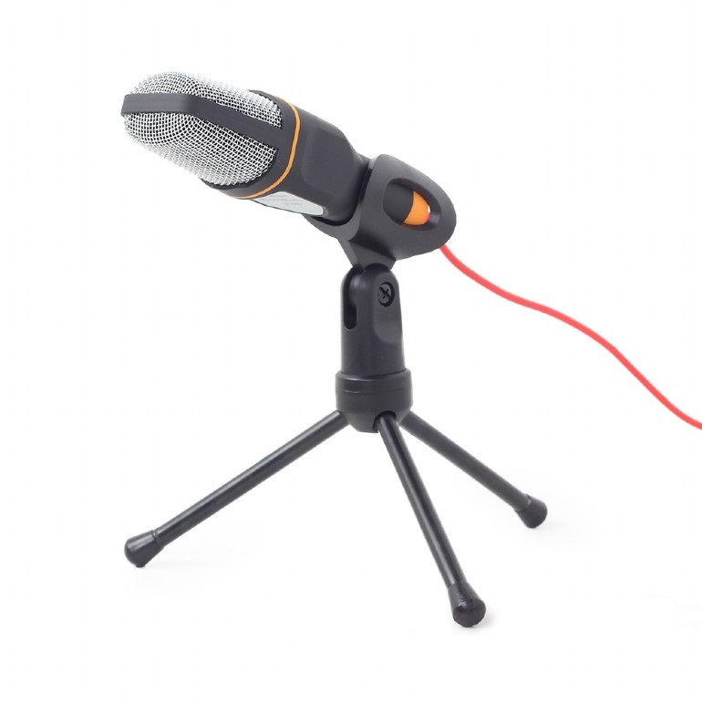 Gembird MIC-D-03 tripod fekete asztali mikrofon
