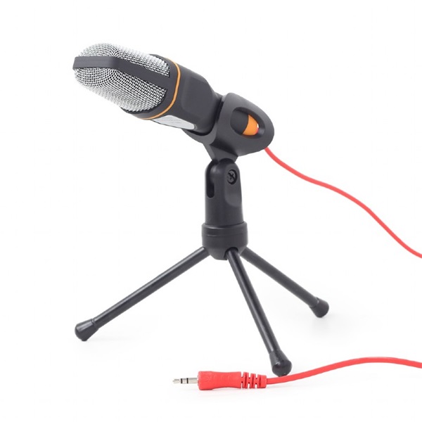 Gembird MIC-D-03 tripod fekete asztali mikrofon