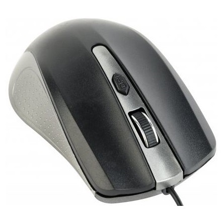 Gembird MUS-4B-01-BS optikai USB egér fekete-ezüst