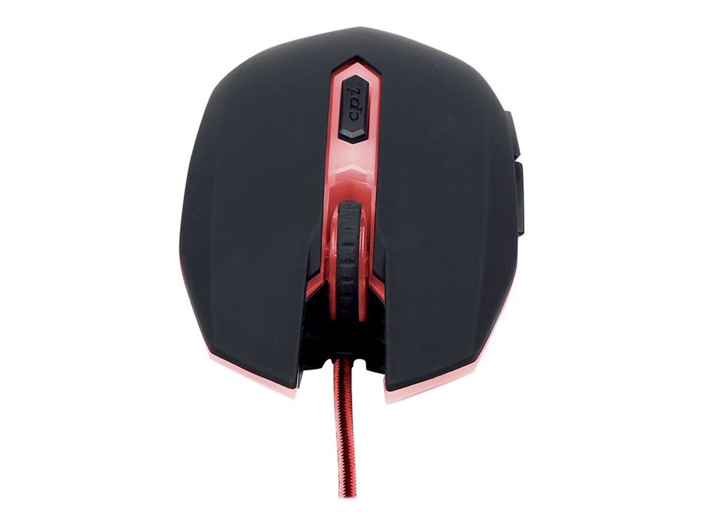 Gembird MUSG-001-R fekete-piros gamer egér