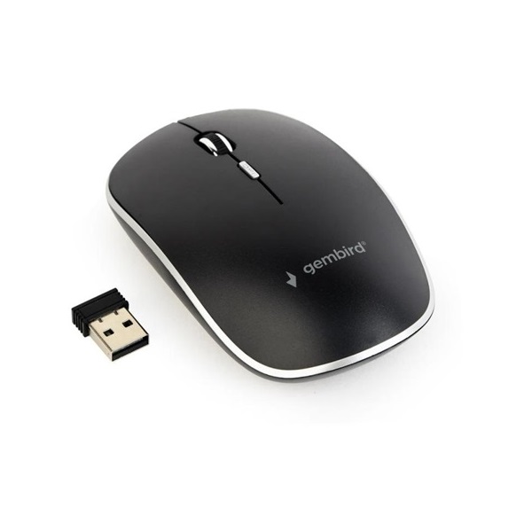 Gembird MUSW-4B-01 optikai vezeték nélküli egér fekete
