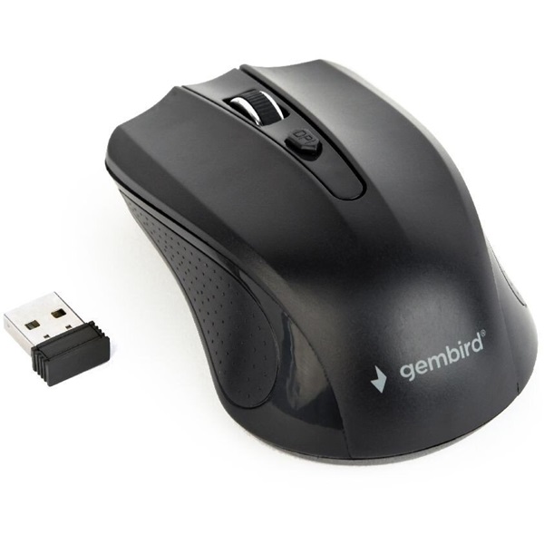 Gembird MUSW-4B-04 vezeték nélküli fekete egér