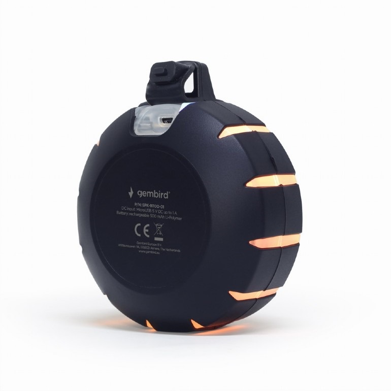 Gembird Outdoor fekete Bluetooth hangszóró