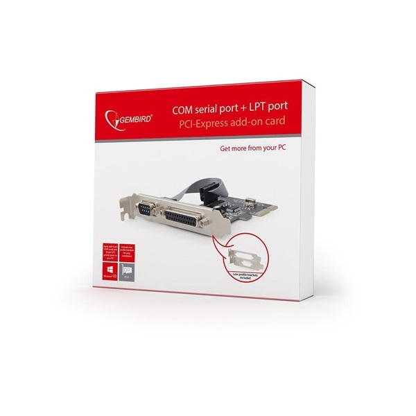 Gembird PEX-COMLPT-01 PCIe x1 multi IO vezérlő