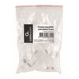 Gembird 10db/csomag RJ45 UTP csatlakozó dugó