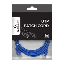 Gembird PP12-2M/B 2m RJ45 CAT5e UTP M/M kék kábel