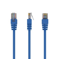 Gembird PP12-3M/B 3m RJ45 CAT5e UTP M/M kék kábel