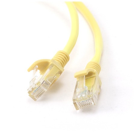 Gembird PP6U-5M/Y 5m RJ45 CAT6 UTP - RJ45 CAT6 UTP M/M sárga adatkábel