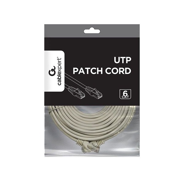 Gembird PP6U-10M 10m UTP szürke patch kábel