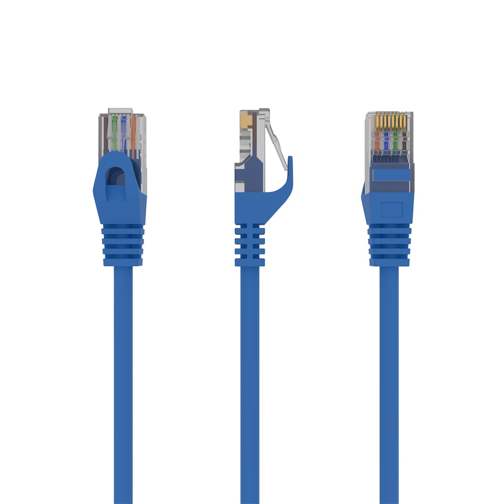 Gembird PP6U-2M/B 2m RJ45 CAT6 UTP M/M kék kábel