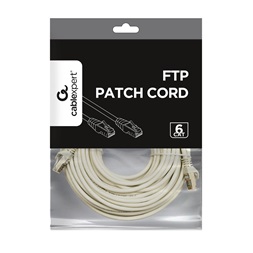 Gembird PP6-10M 10m RJ45 CAT6 FTP - RJ45 CAT6 FTP M/M szürke patch kábel