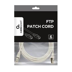 Gembird PP6-3M 3m RJ45 CAT6 FTP - RJ45 CAT6 FTP M/M szürke patch kábel