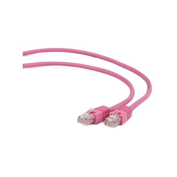 Gembird RJ45 CAT5e UTP M/M adatkábel 2m rózsaszín