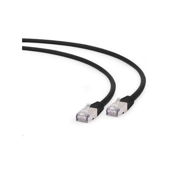 Gembird RJ45 CAT6A S/FTP - RJ45 CAT6A S/FTP M/M adatkábel 0.5m fekete LSZH
