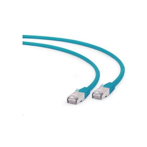 Gembird RJ45 CAT6A S/FTP - RJ45 CAT6A S/FTP M/M adatkábel 1m zöld LSZH