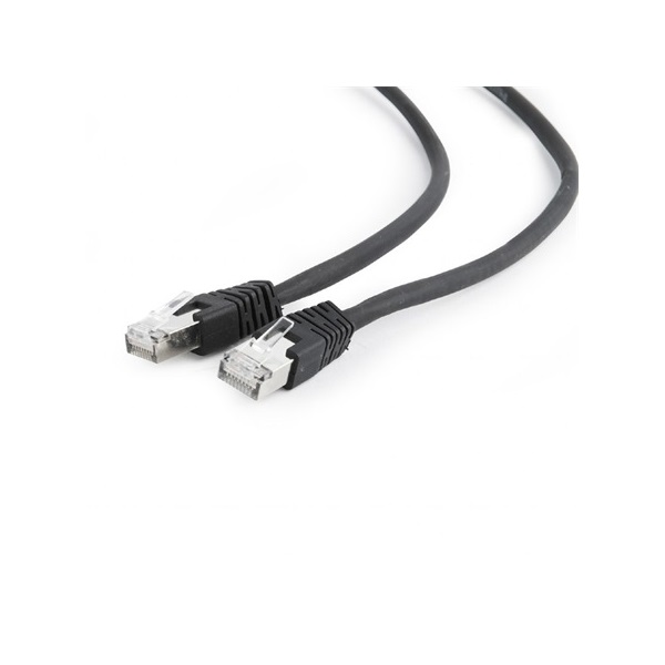 Gembird RJ45 CAT6A S/FTP - RJ45 CAT6A SFTP M/M adatkábel 2m fekete LSZH