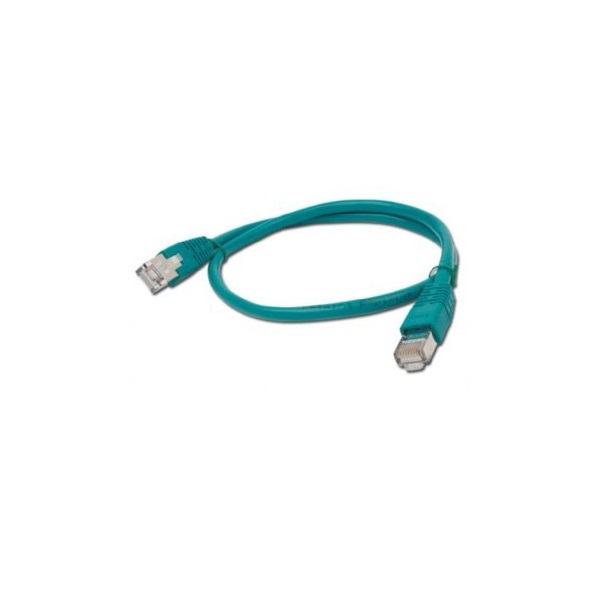 Gembird RJ45 CAT6 FTP M/M adatkábel 0.5m zöld