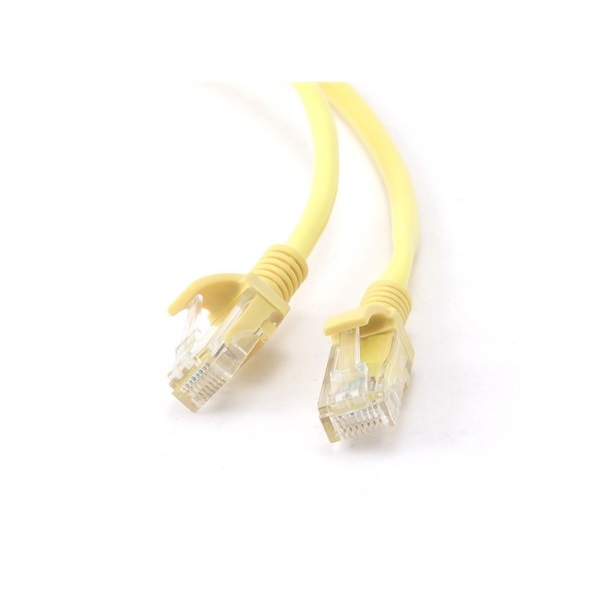 Gembird RJ45 CAT6 UTP M/M adatkábel 1m sárga