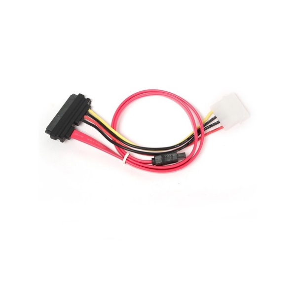 Gembird SATA -> SATA All-in-One F/F adatkábel 0.35m piros