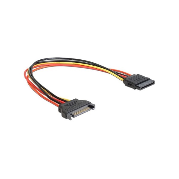 Gembird SATA Power M/F tápkábel 0.3m