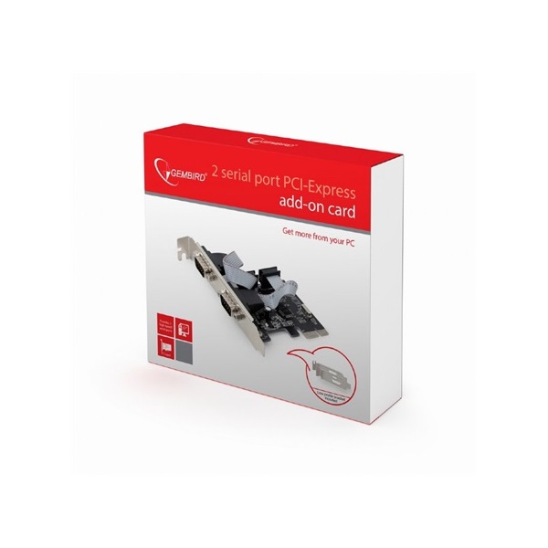 Gembird SPC-22 PCI-E x1 2 soros port IO vezérlő