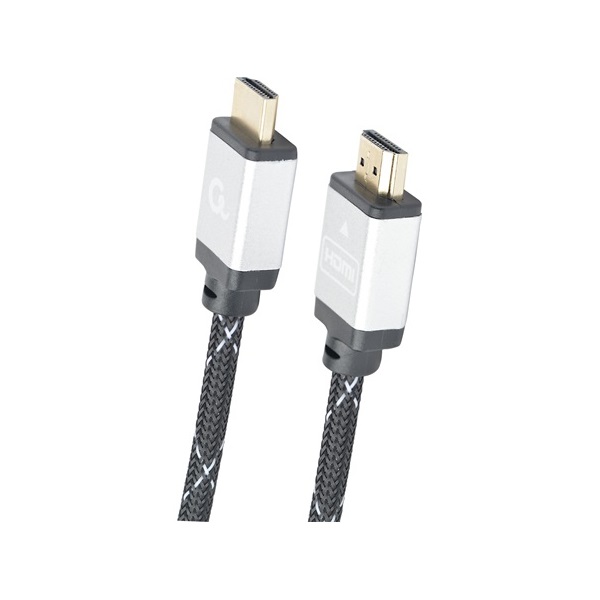 Gembird Select Plus HDMI 2.0 Ethernet -> HDMI 2.0 Ethernet M/M video kábel 3m fekete-szürke