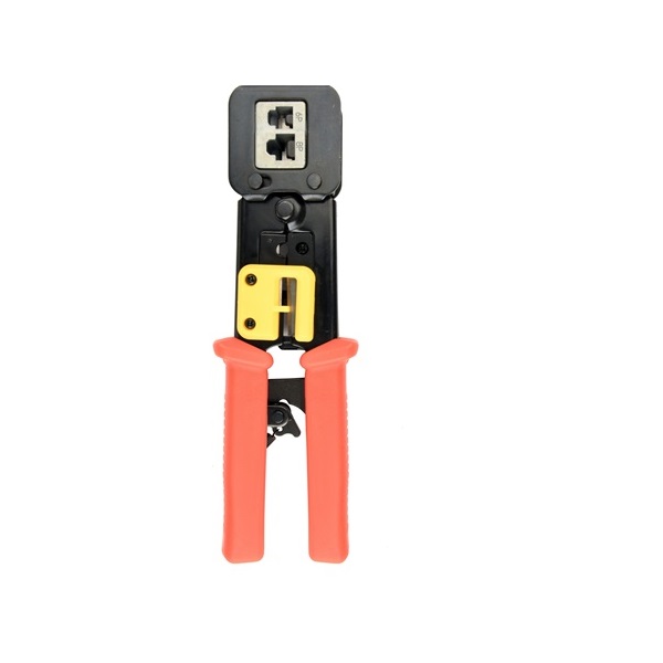 Gembird T-WC-05 RJ45 / RJ12 / RJ11 fekete-piros univerzális moduláris krimpelő- és vágószerszám
