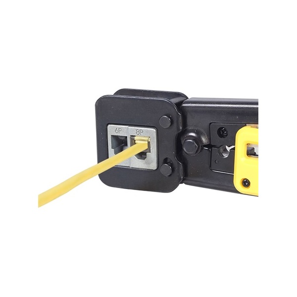Gembird T-WC-05 RJ45 / RJ12 / RJ11 fekete-piros univerzális moduláris krimpelő- és vágószerszám