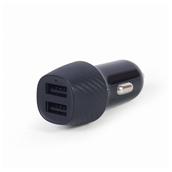 Gembird TA-U2C48A-CAR-01 4,8A 2xUSB fekete autós telefontöltő