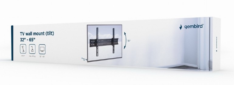 Gembird WM-65T-01 32"-65" TV fali tartó fekete
