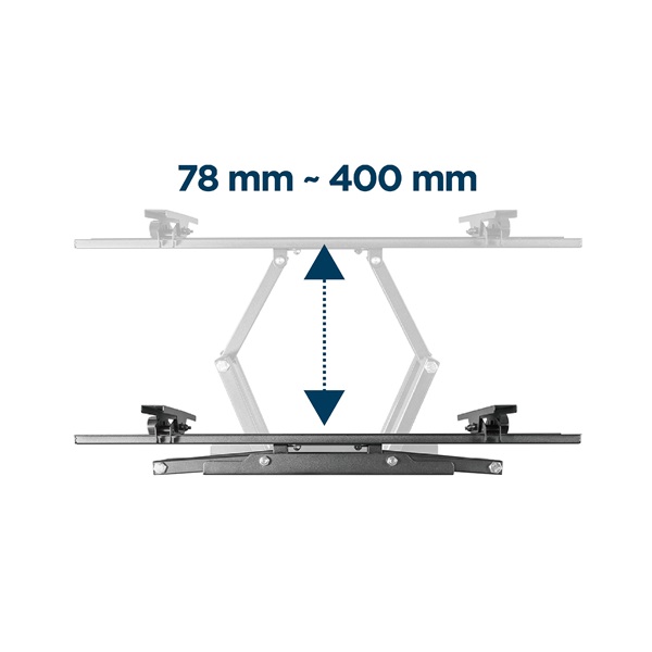 Gembird WM-70ST-01 Full-motion 37"-70" fali TV konzol