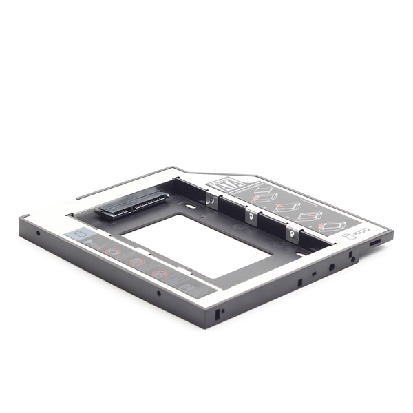 Gembird notebook 12mm ODD optikai meghajtó helyére HDD, SSD beépítő keret