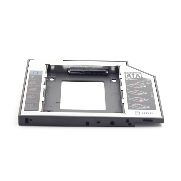 Gembird notebook 12mm ODD optikai meghajtó helyére HDD, SSD beépítő keret
