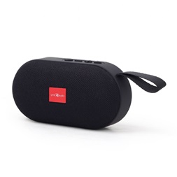 Gembird portable Bluetooth speaker, 3W, micro SD, USB fekete
